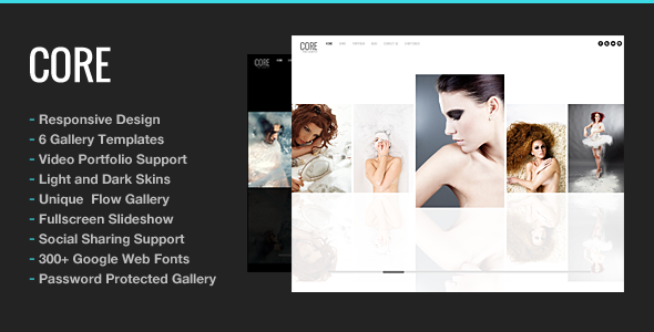 Core – Photography WordPress
