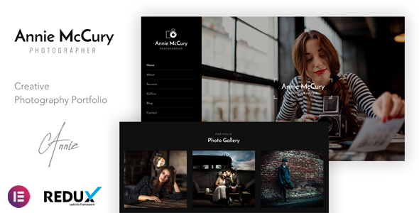 Annie – Creative Photography Elementor WordPress Theme