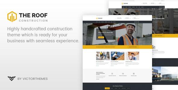 Roof – Construction Business WordPress Theme