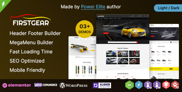 FirstGear – Multipurpose WooCommerce Theme