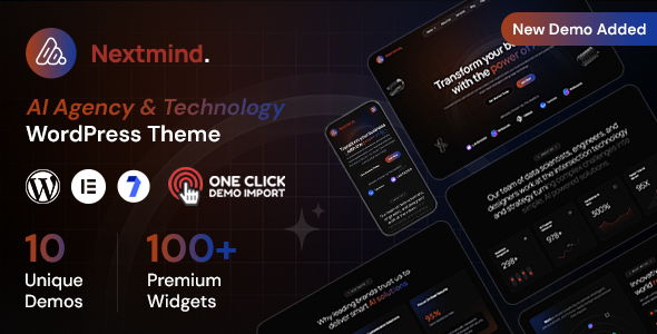 Nextmind – AI Agency & Technology WordPress Theme