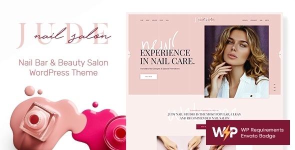 Jude – Nail Bar & Beauty Salon WordPress Theme