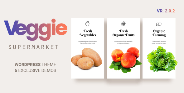 Veggie – Vegetable and Fruit Shop WordPress Theme