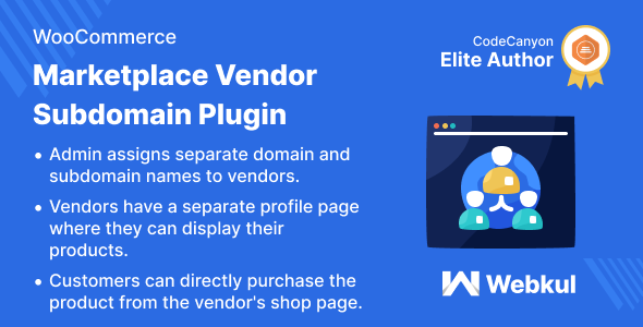 WooCommerce Marketplace Vendor Subdomain Plugin