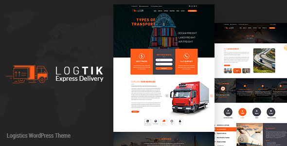 Logtik – Logistics, Transportation Theme