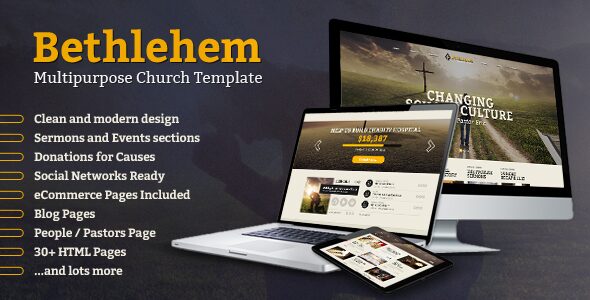 Bethlehem – Church Bootstrap 3 HTML5 Template