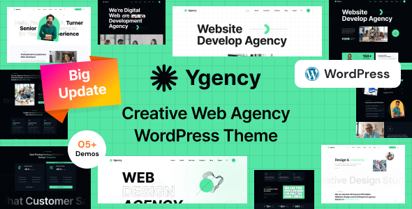 Ygency – Web Design & Ai Agency WordPress Theme