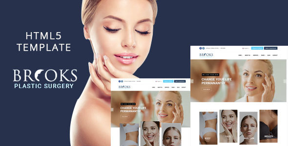 Brooks – Plastic Surgery Clinic HTML Template