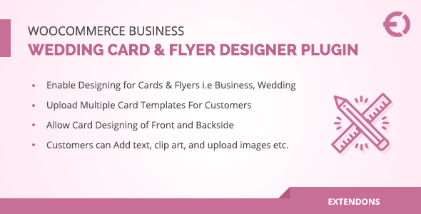 Business, Wedding Card & Flyer Designer for WooCommerce