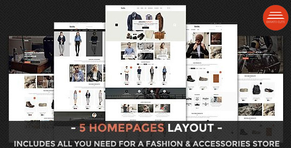 Smile – HTML E-commerce Template