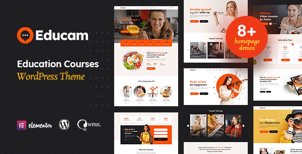 Educam – Education Online Courses WordPress Theme