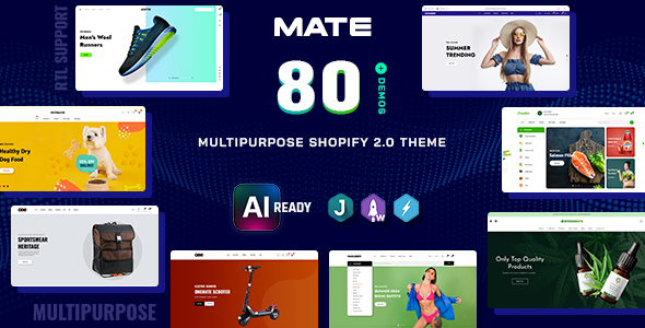 Mate – Multipurpose Shopify 2.0 Theme