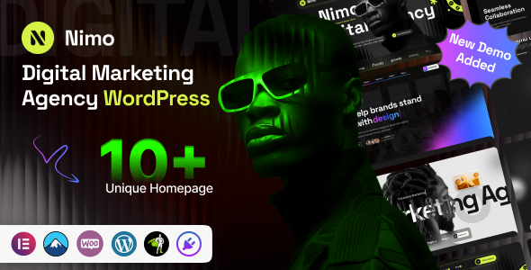 Nimo – Digital Marketing Agency WordPress