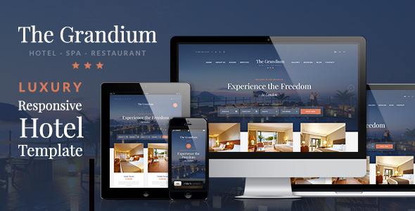 Grandium – HTML Hotel Template
