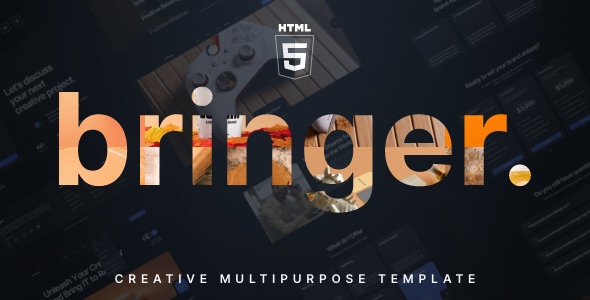 Bringer – Creative Agency & Portfolio HTML Template