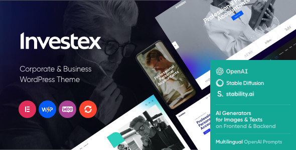 Investex – Corporate & Accounting Finance WordPress Theme