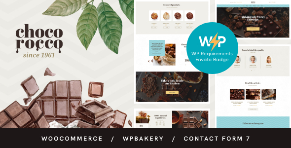 ChocoRocco – Chocolate & Candy Sweets Shop WordPress Theme