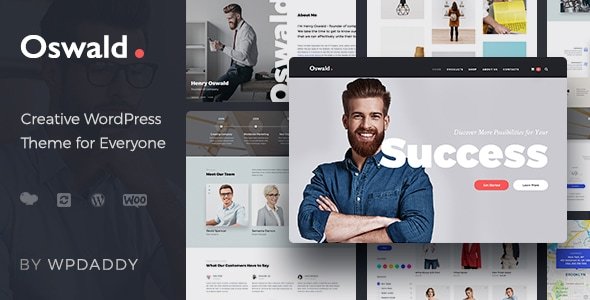 Oswald – Creative Multi-Purpose Responsive WordPress Theme