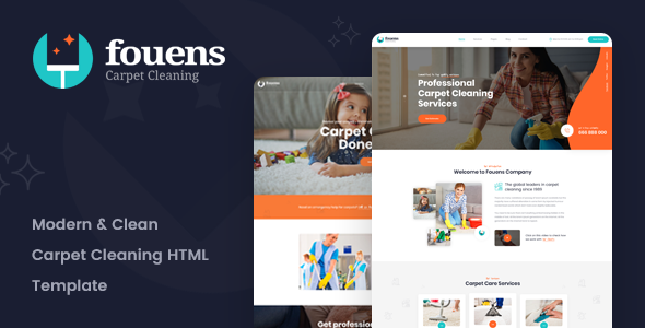 Fouens – Carpet Cleaning Company HTML Template