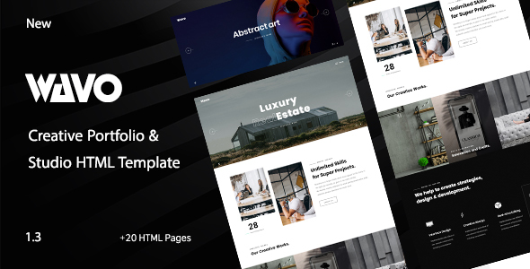 Wavo – Creative Portfolio & Agency Template