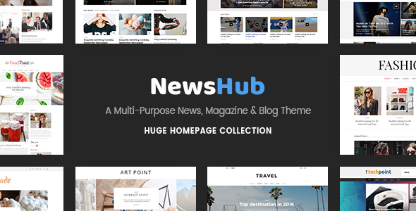 Newshub – Magazine & News Portal WordPress Theme