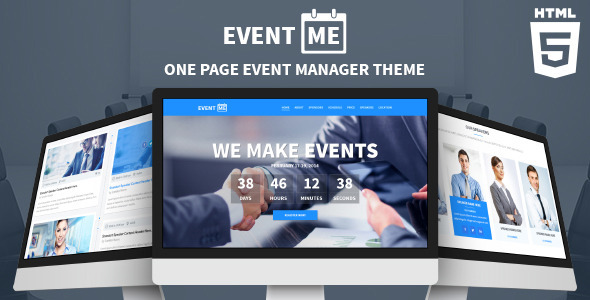 EventMe – Responsive Conference Landing Page