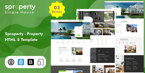 Sproperty – Single Property HTML Template