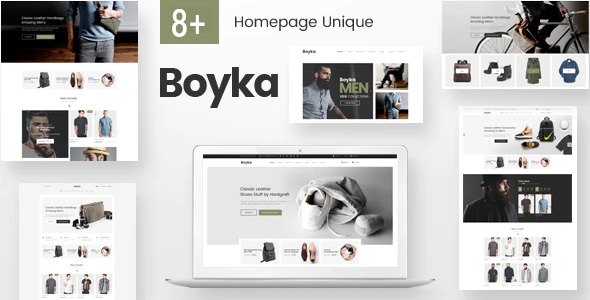 Boyka – Fashion Luxury Shopping Website Template using Bootstrap 5