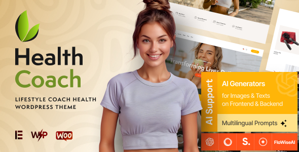 Health Coach – Mentor & Lifestyle Coach WordPress Theme