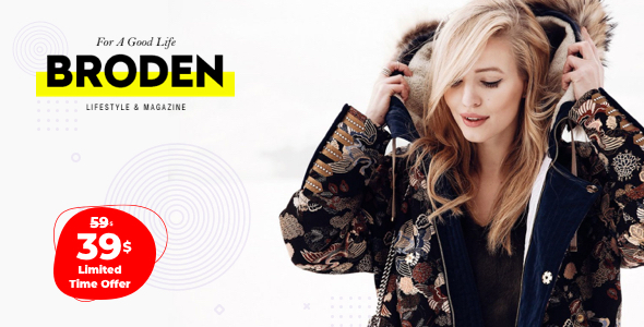 Broden – Lifestyle Blogging WordPress Theme