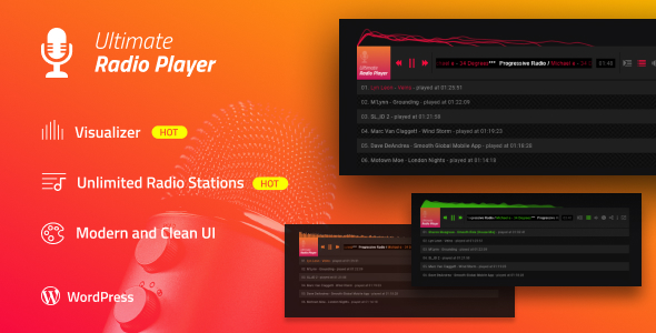 Ultimate Radio Player WordPress Plugin