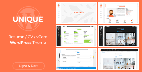 Animated Resume Theme