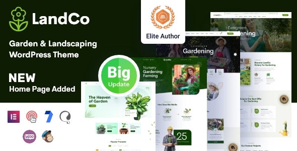 Landco – Garden & Landscaping WordPress Theme + RTL